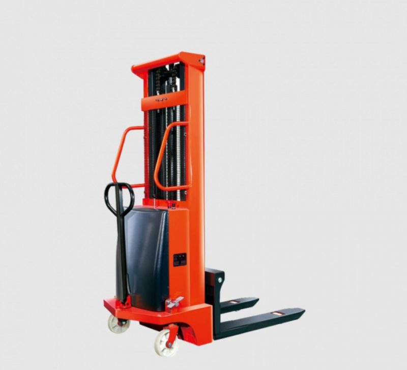 Hệ thống bánh xe nâng tay điện gồm bánh tải, bánh lái và bánh phụ