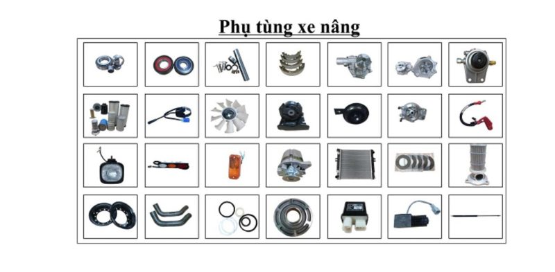 Phụ tùng xe nâng điện không thể thiếu