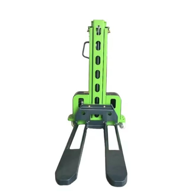 Khung nâng xe nâng bán tự động kéo tay 500kg chịu tải chính khi nâng hàng