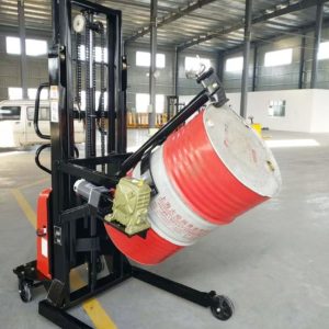Xe nâng quay đổ phuy điện
