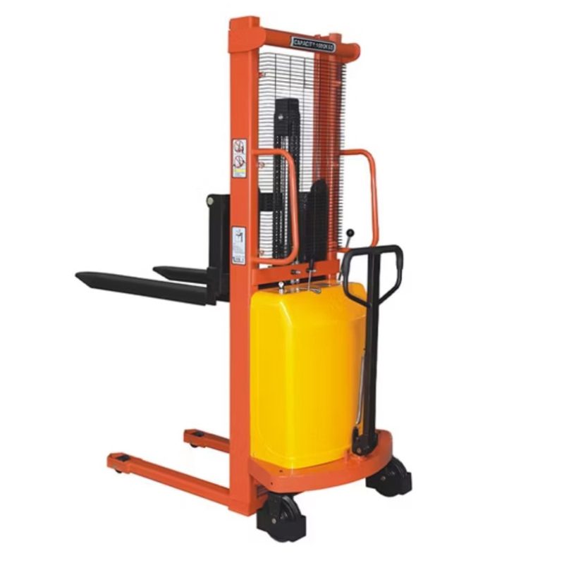Xe nâng tay điện mini