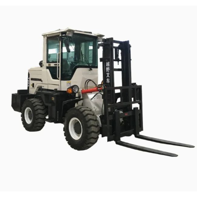 Xe nâng điện ngồi lái 3 tấn bánh xe địa hình  - Ảnh 4