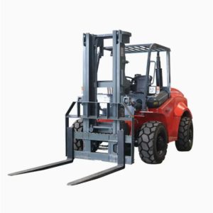 Xe nâng điện ngồi lái 5 tấn bánh xe địa hình