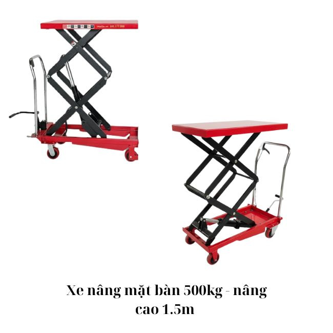 Xe nâng mặt bàn 150/350/500kg  - Ảnh 8