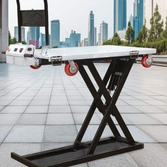 Xe nâng mặt bàn tự leo  - Ảnh 2