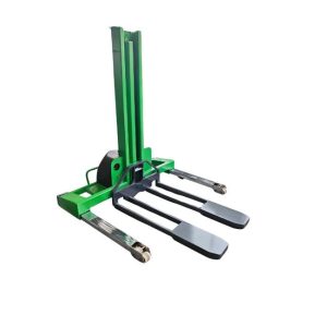 Xe nâng tay cao điện bán tự động càng rộng