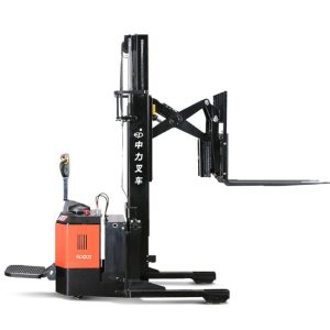 Xe nâng tay điện đứng lái cắt kéo 1.2-1.5 tấn