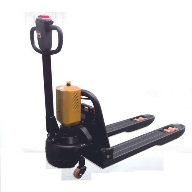 Xe nâng tay thấp 2 tấn pin Lithium có bán kính vòng xoay nhỏ, phù hợp trong các lối đi hẹp