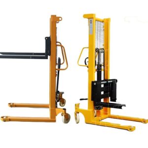 Xe nâng tay cao khung thép C có độ cứng cáp cap, chống vặn xoắn khi nâng hàng