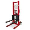 Xe nâng tay cao 1 tấn - thép H đảm bảo độ bền cao, an toàn khi sử dụng nhờ hệ thống phanh