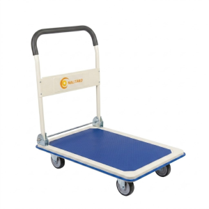 Xe đầy hàng sàn thép tải 300kg với cấu tạo mặt sàn bền bỉ, chịu tải tốt 