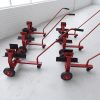 Xe di chuyển vật liệu tấm được cấu tạo chắc chắn, hệ thống bánh xe chịu tải tốt