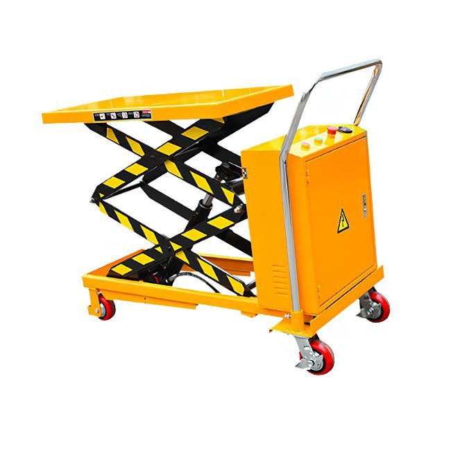 Không nên sử dụng xe nâng mặt bàn quá tải trọng