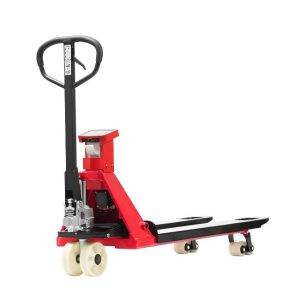Xe nâng tay gắn cân tự in phiếu 3 tấn