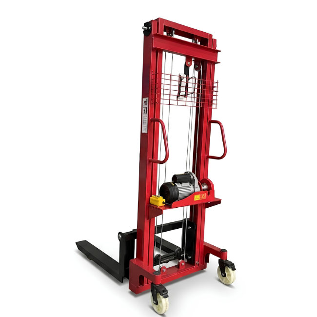 Xe nâng tời điện 2 tấn nâng cao 3m - Ảnh 2
